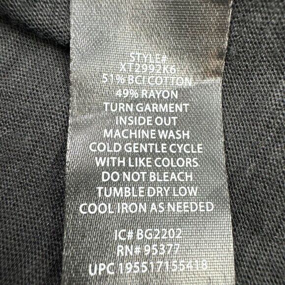 NWT Social Standard By Sanctuary Tee Shirt  Womens XXL Black Tie Knot - Picture 10 of 10